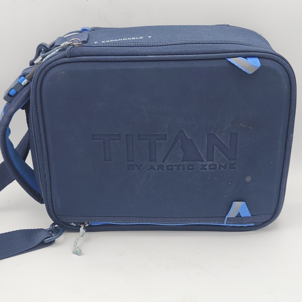 Arctic Zone Titan Deep‎ Freeze Insulated Lunch Cooler Bag Blue Travel Fridge